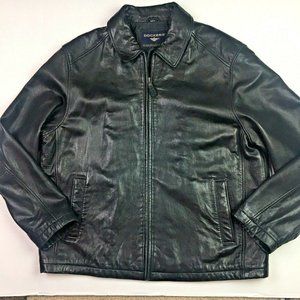 Leather Xl Coat 100% lambskin Jacket coat dockers